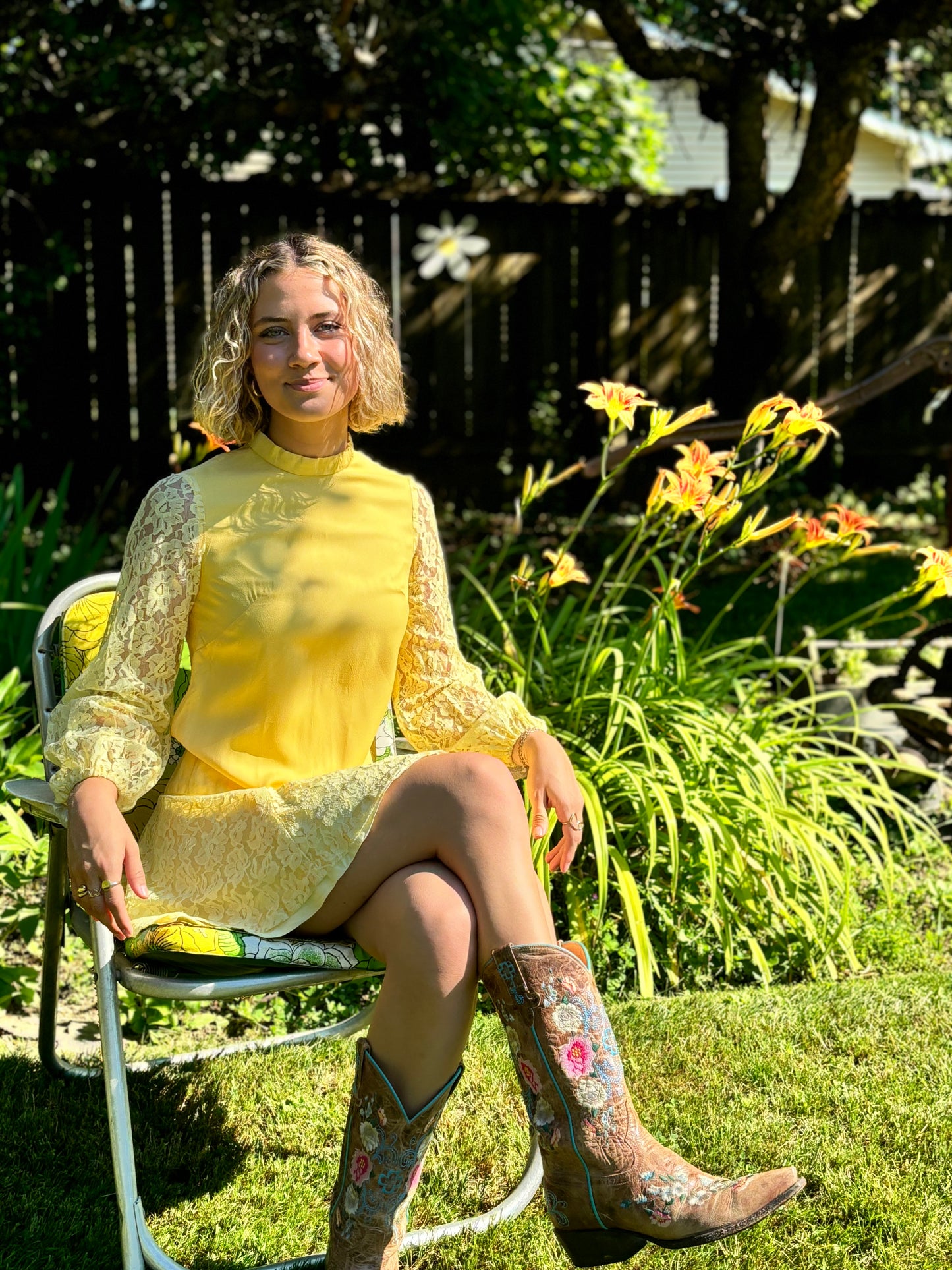 Sunshine Yellow Mini Dress