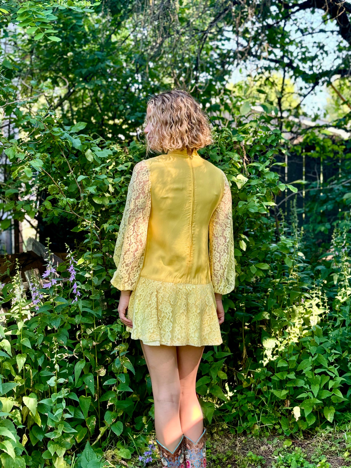 Sunshine Yellow Mini Dress