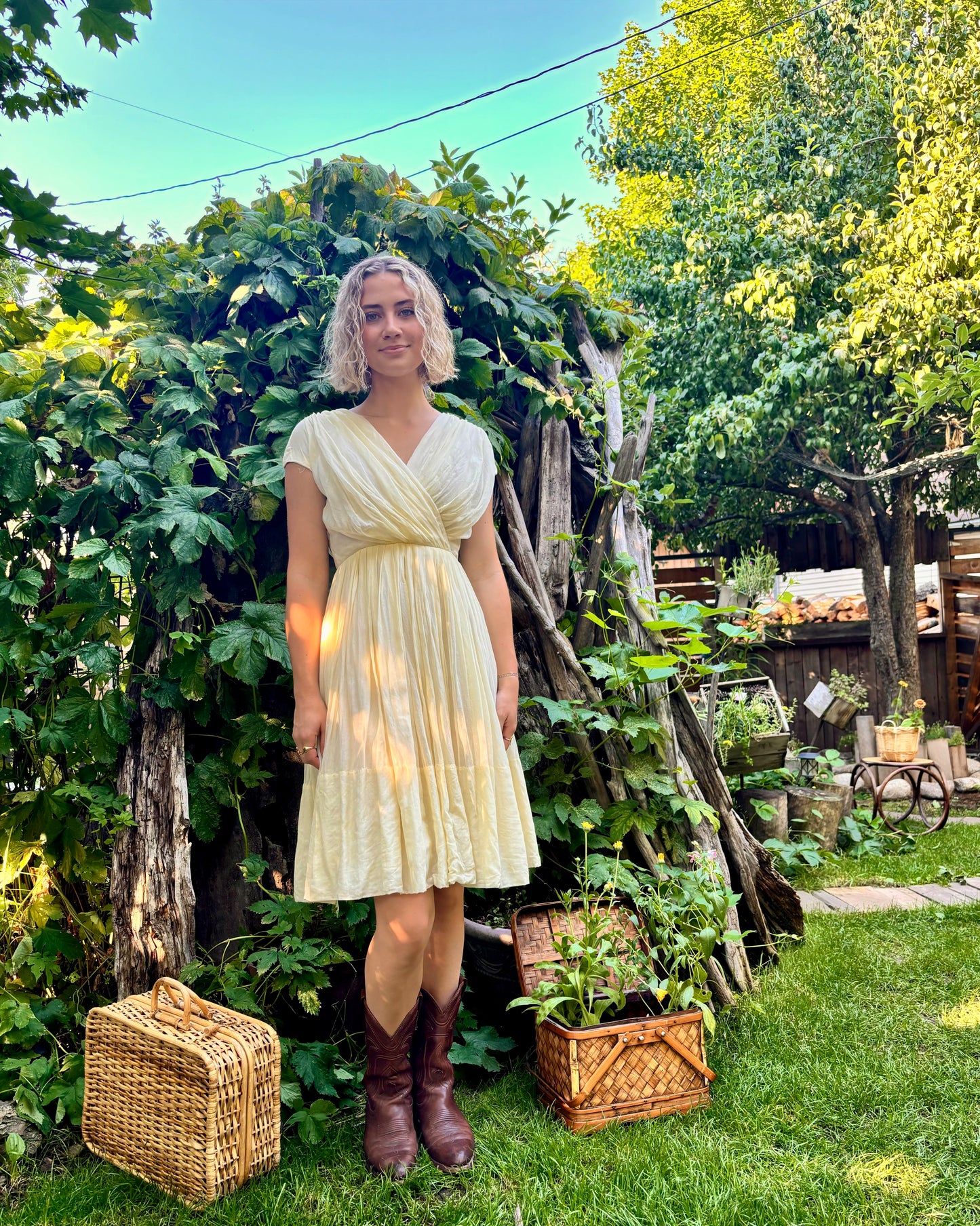 Western Gauze Dress