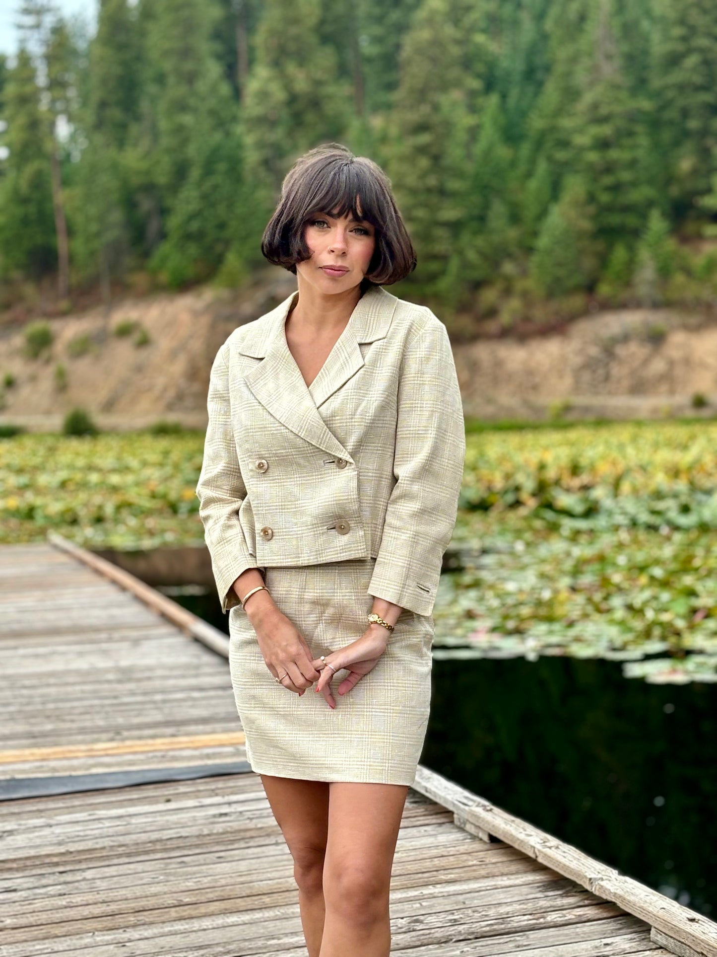 Vintage Original Vogue Paris Jacket/Skirt Set