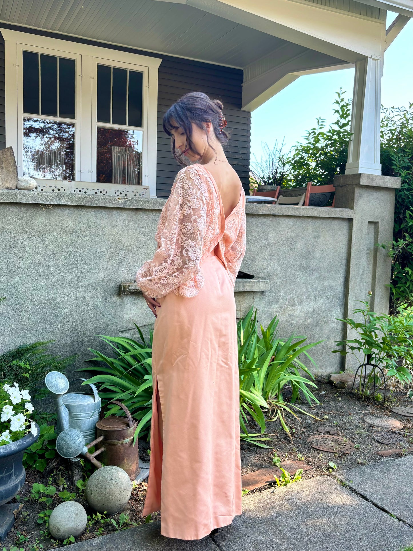 Floral Lace Top & Skirt Set