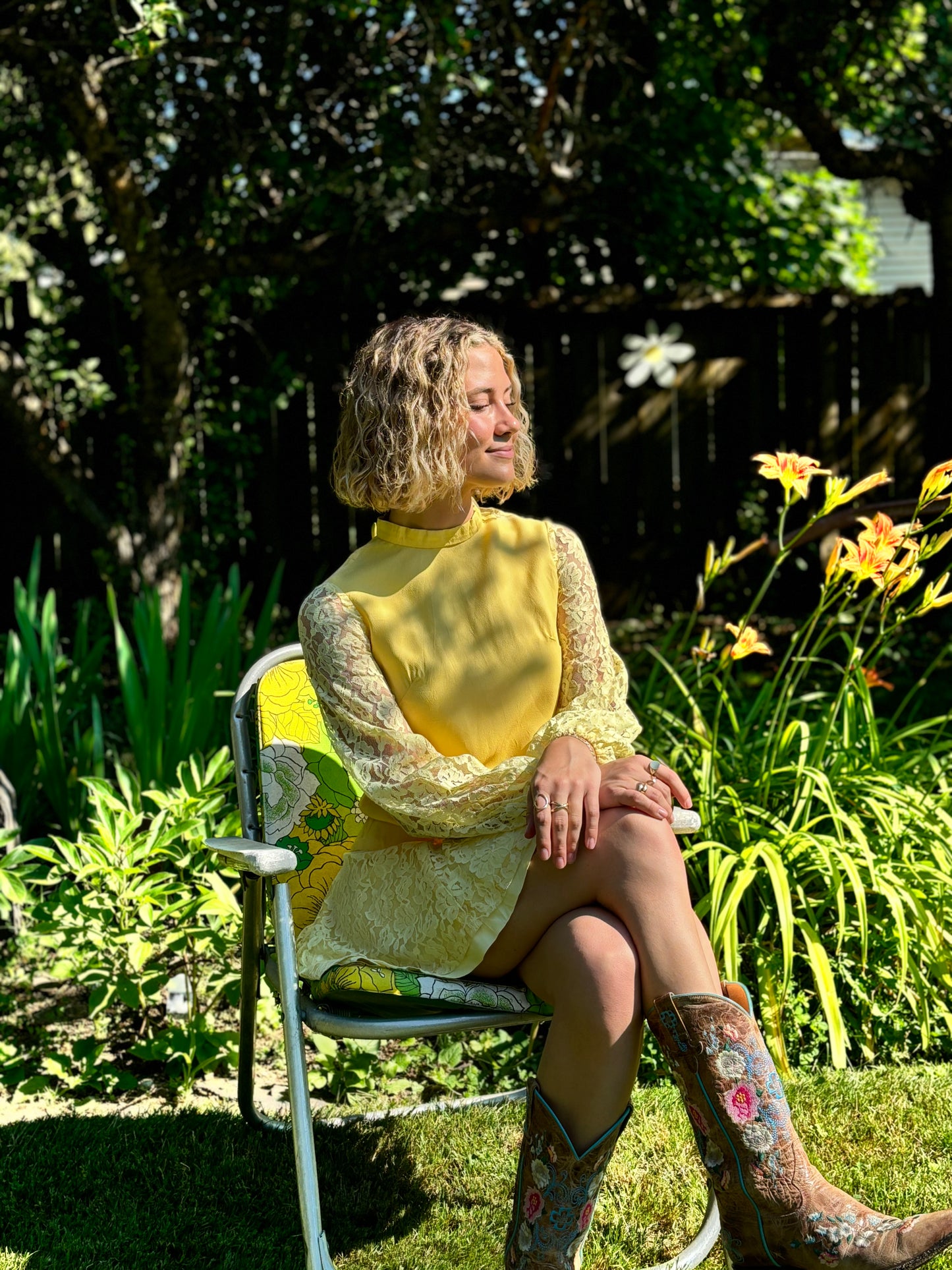 Sunshine Yellow Mini Dress