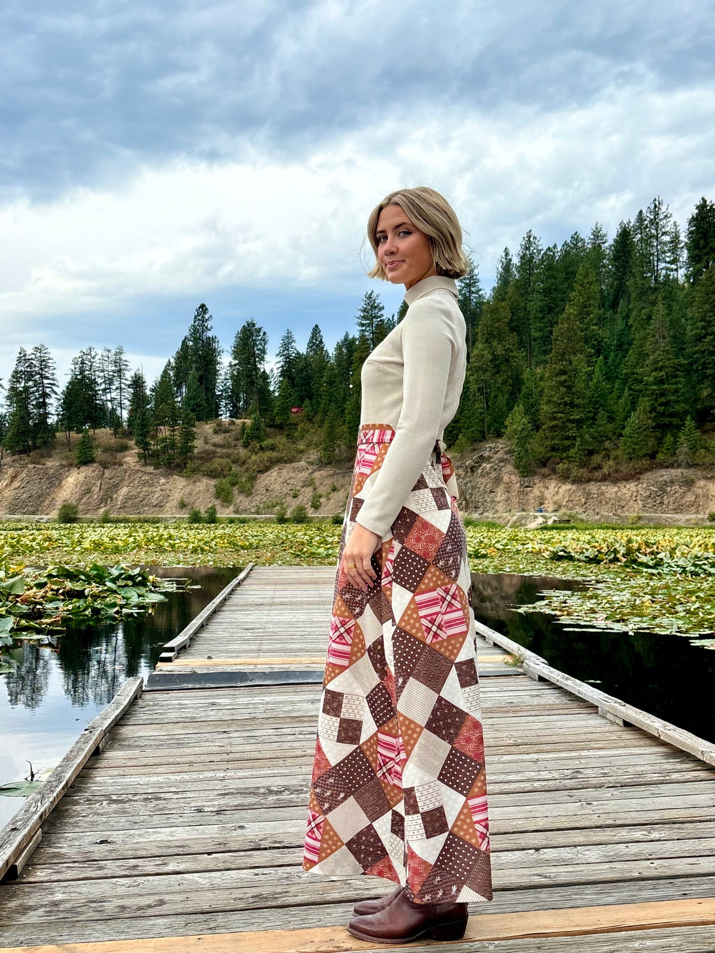 Vintage Patchwork Dress