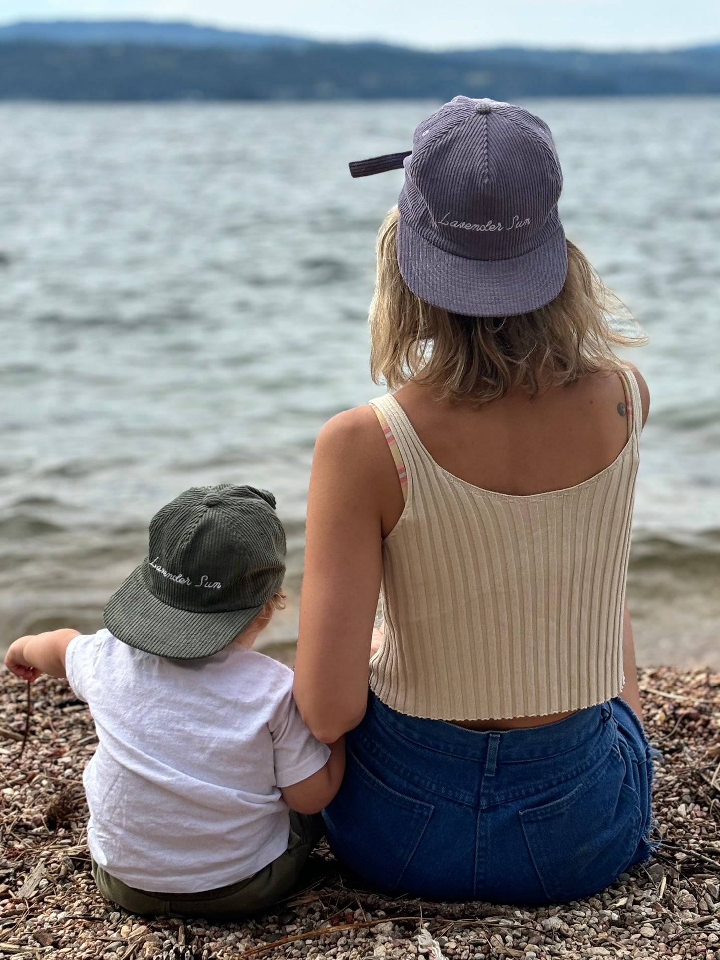 Lavender Sun Corduroy Hat (Youth Size)