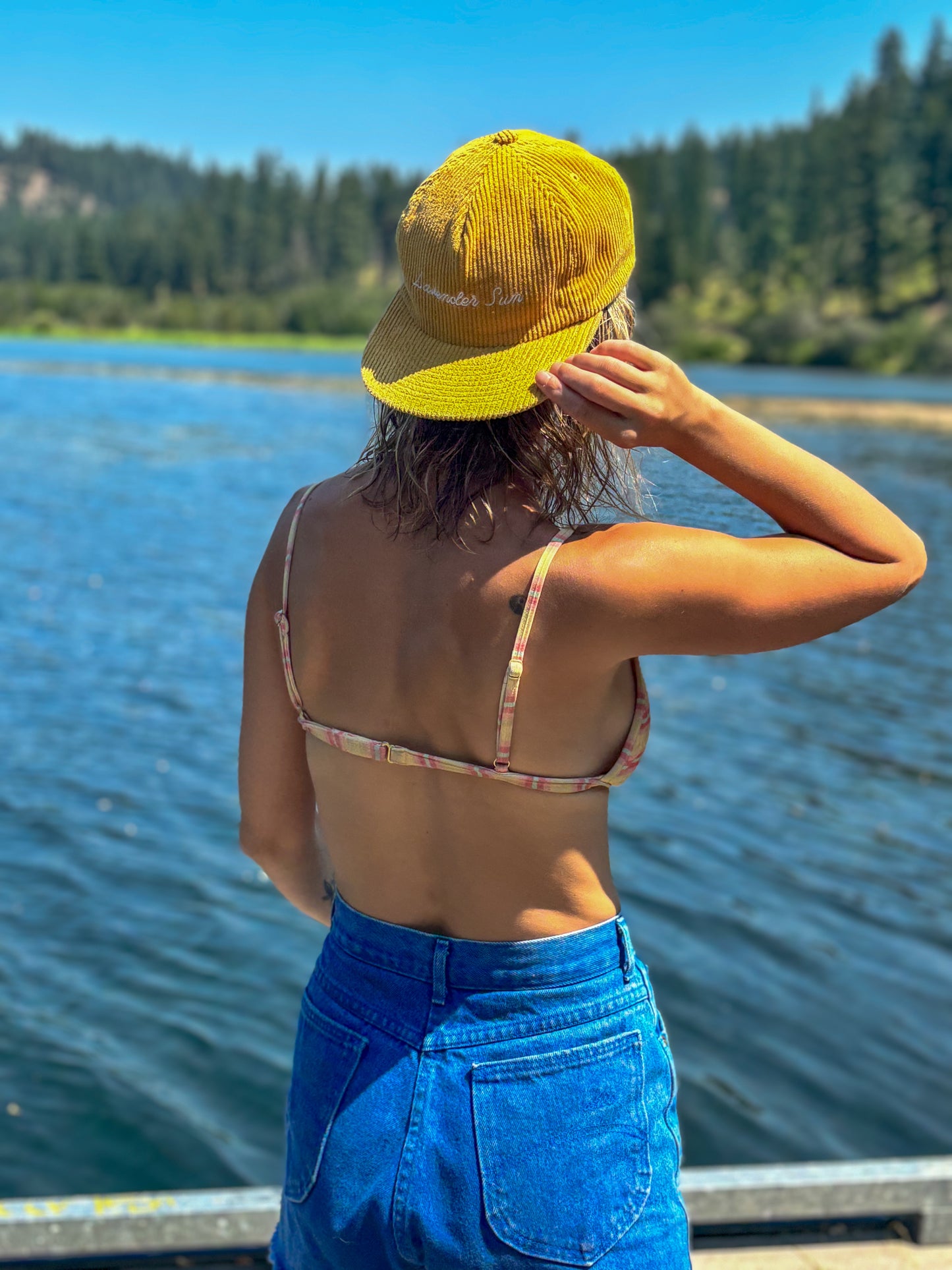 Lavender Sun Corduroy Hat