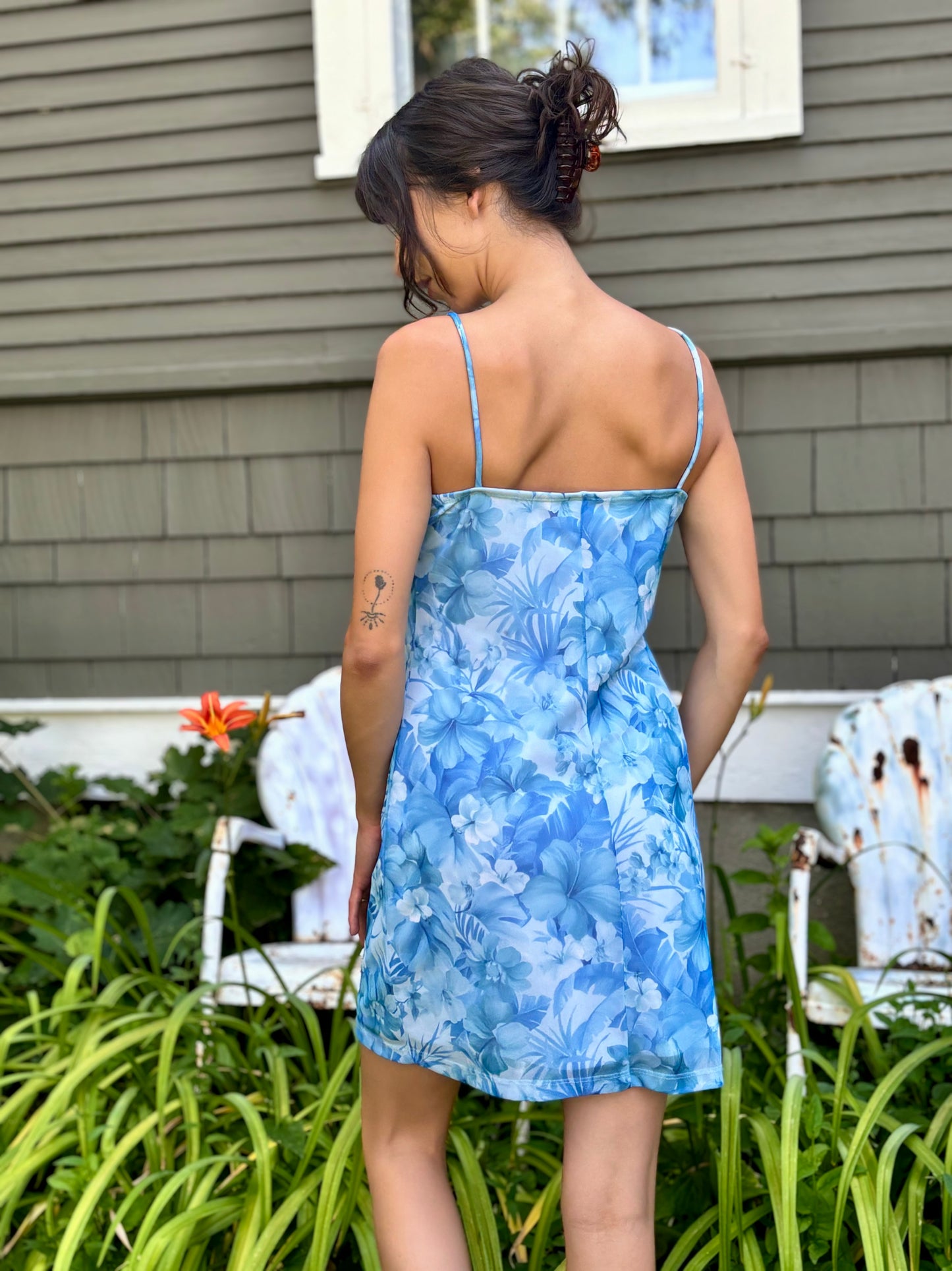 Hawaiian Floral Garden Dress