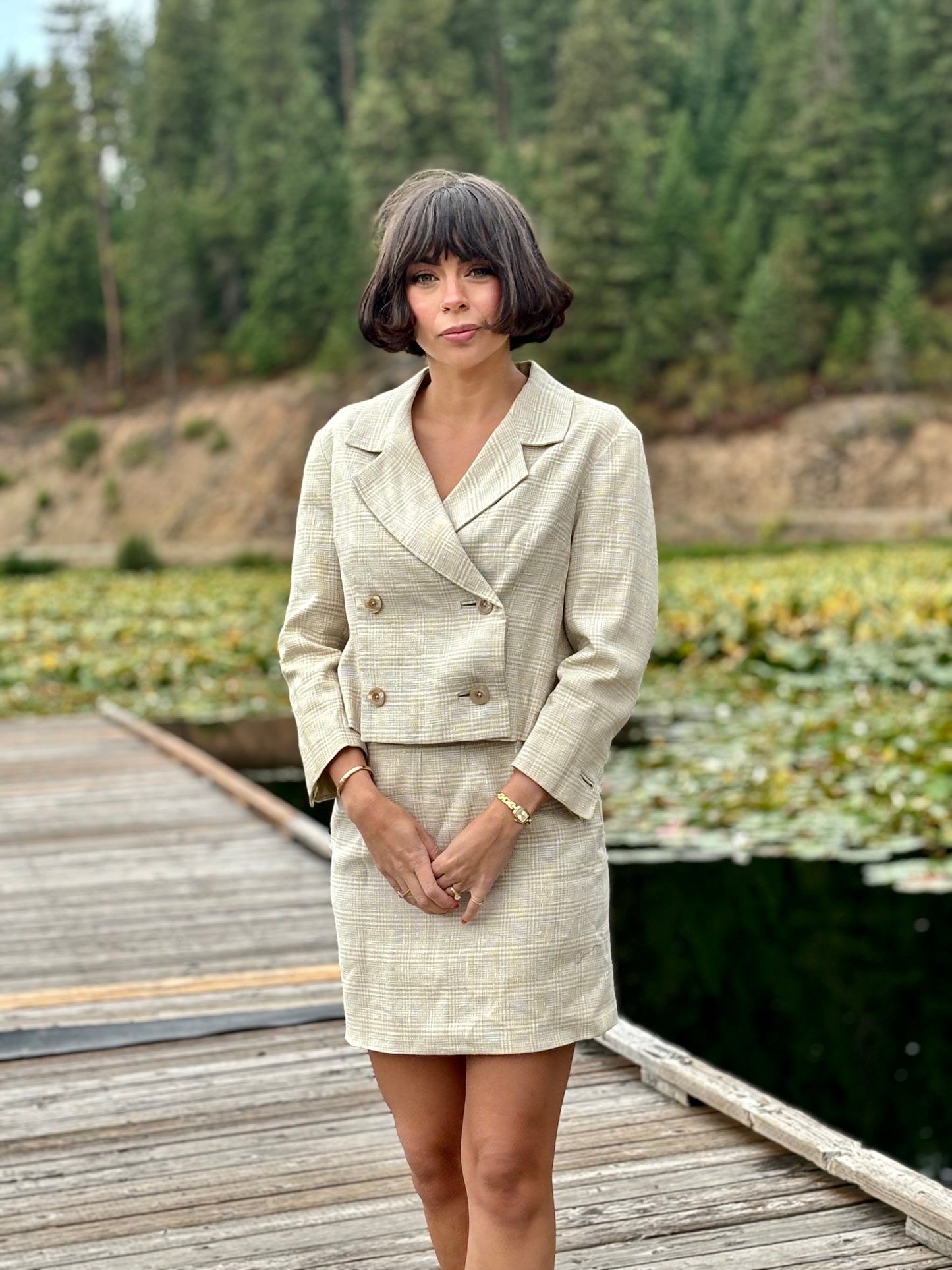 Vintage Original Vogue Paris Jacket/Skirt Set