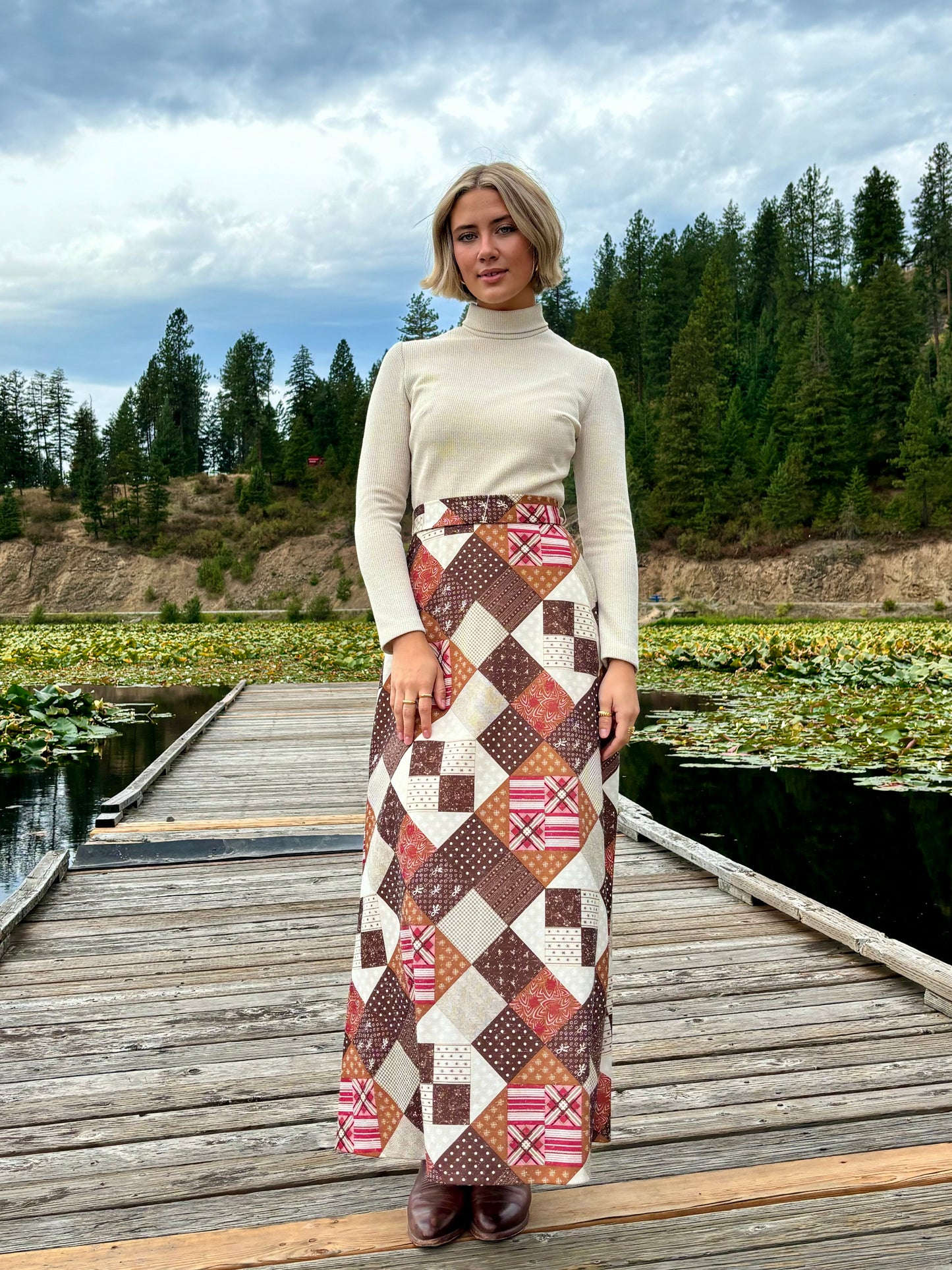 Vintage Patchwork Dress