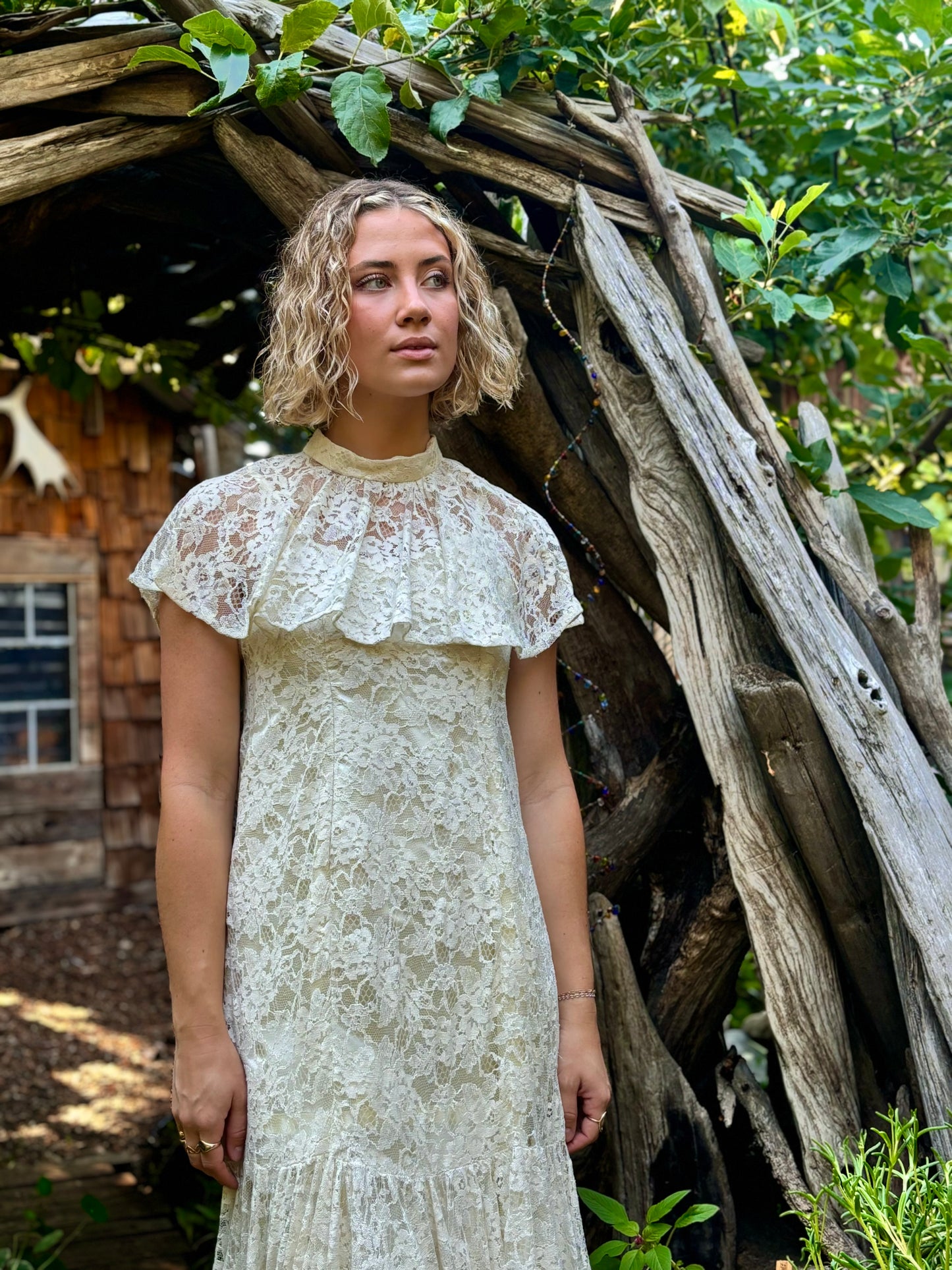 Ivory Lace Dress