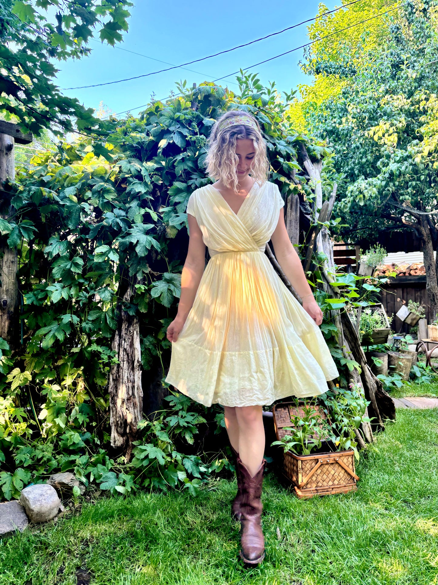 Western Gauze Dress