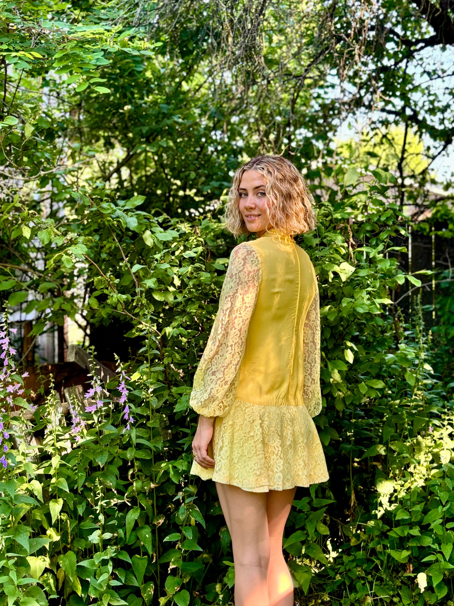 Sunshine Yellow Mini Dress