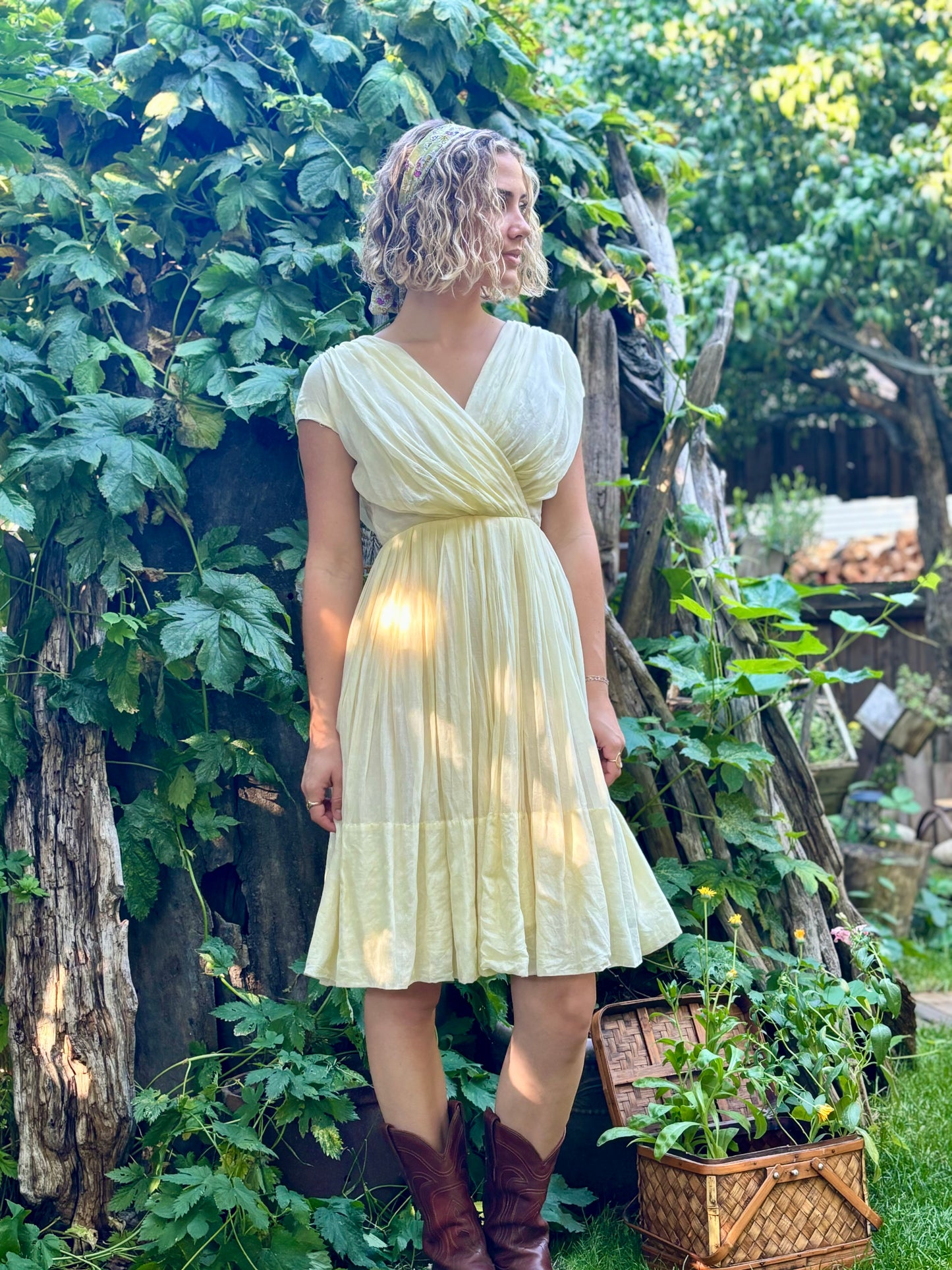 Western Gauze Dress