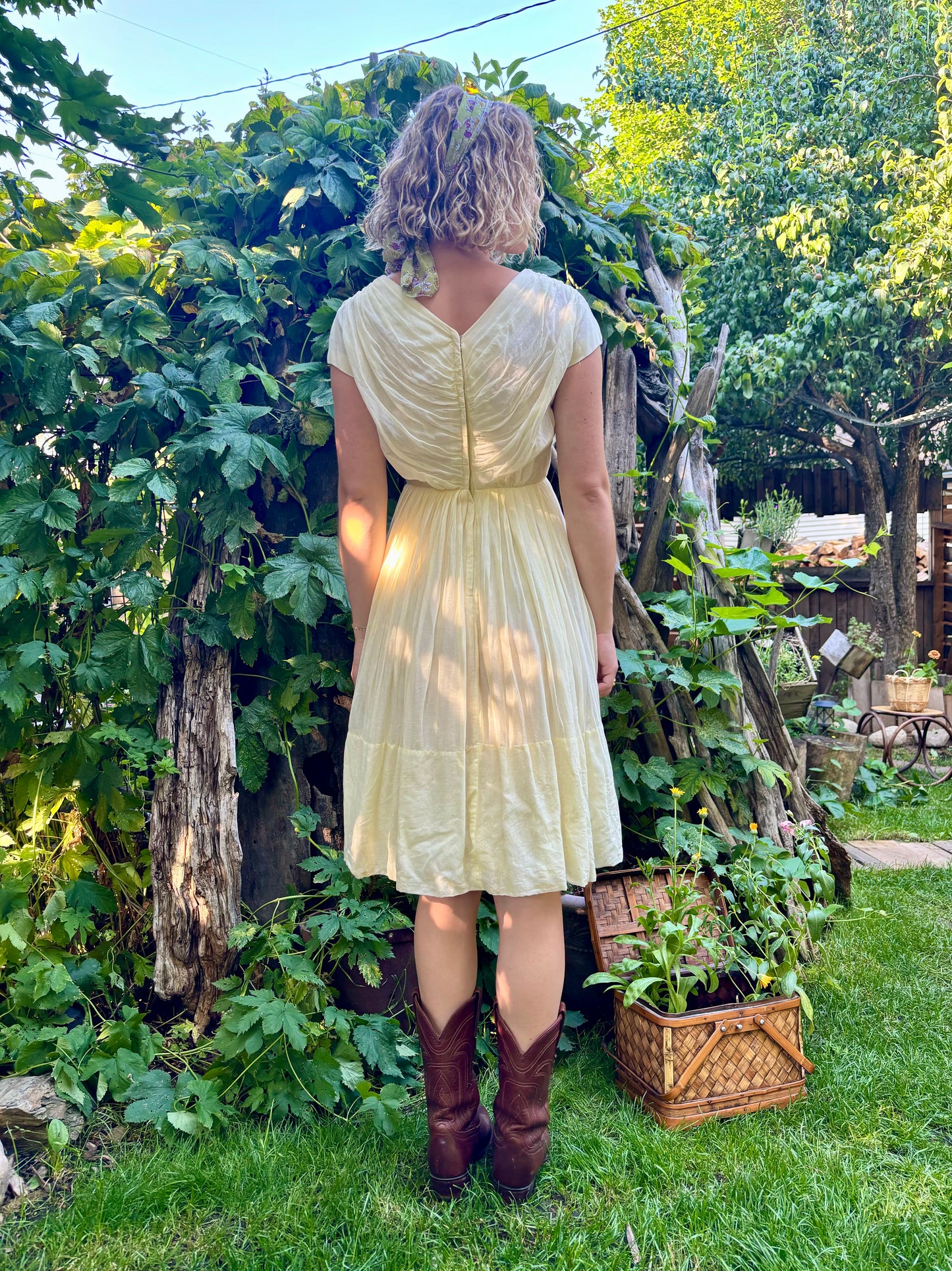 Western Gauze Dress