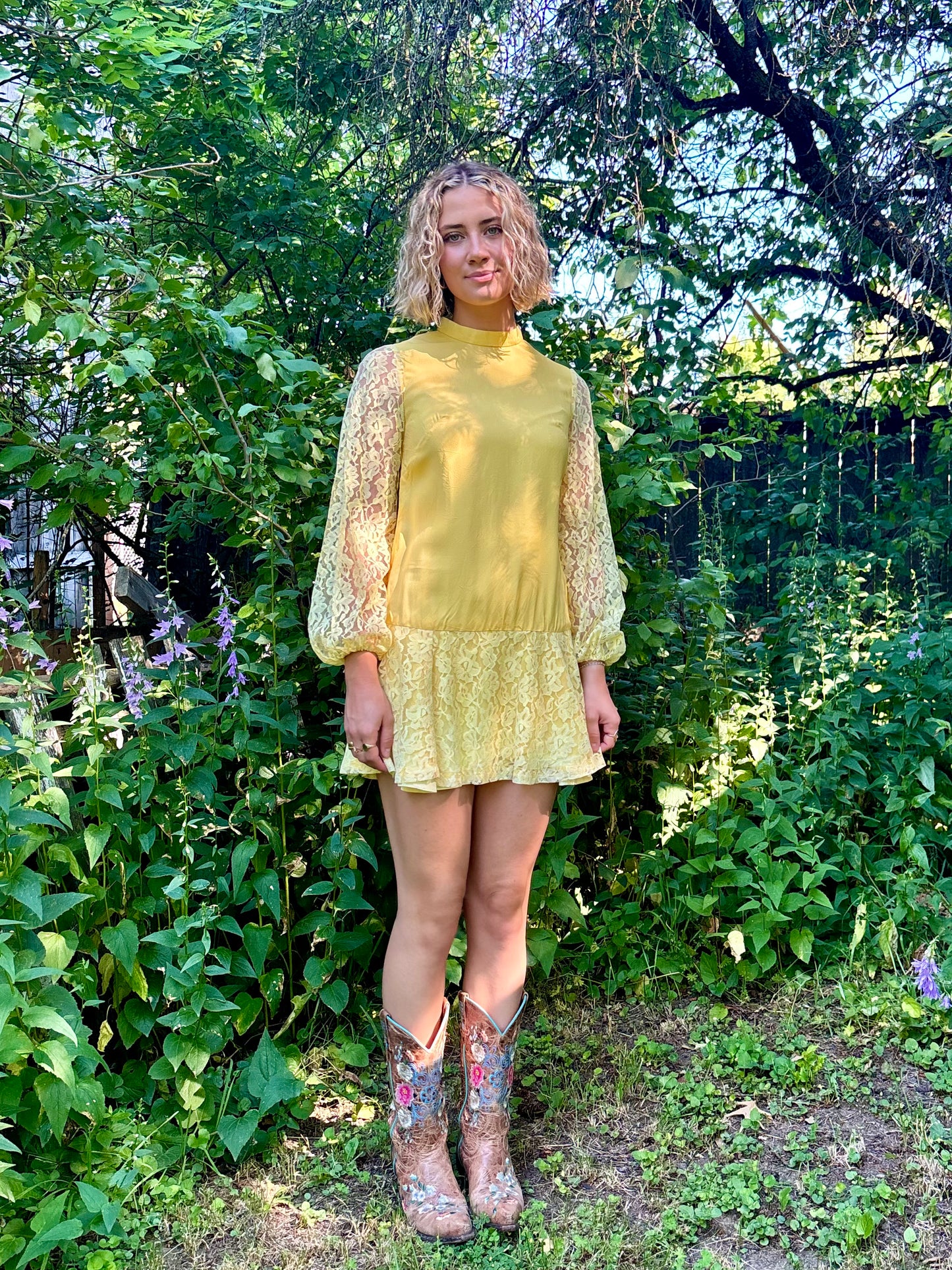 Sunshine Yellow Mini Dress