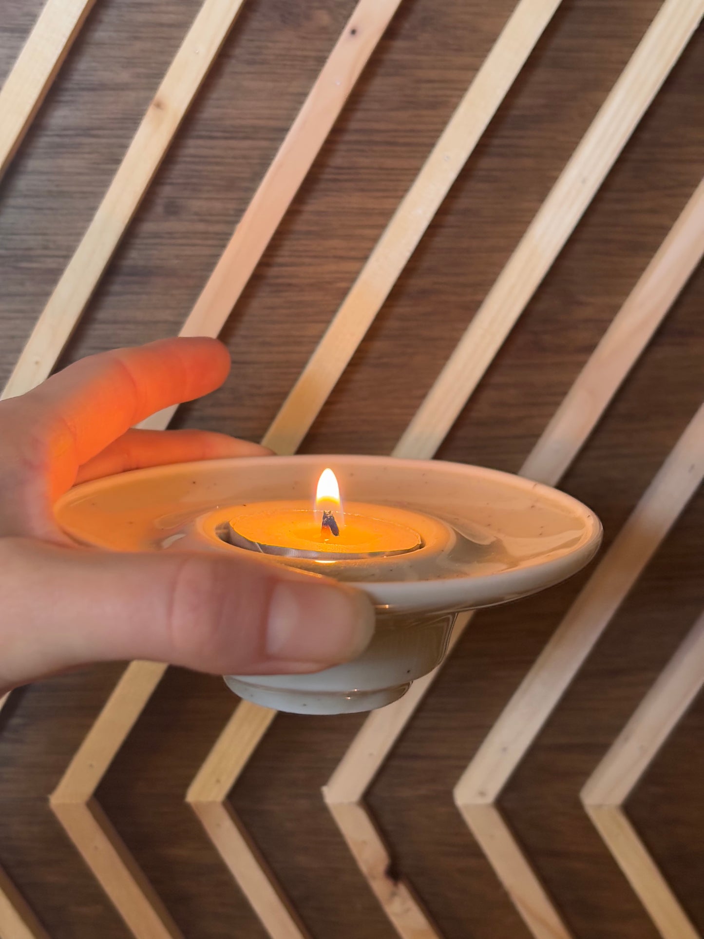 Vintage Ceramic Candle Holders