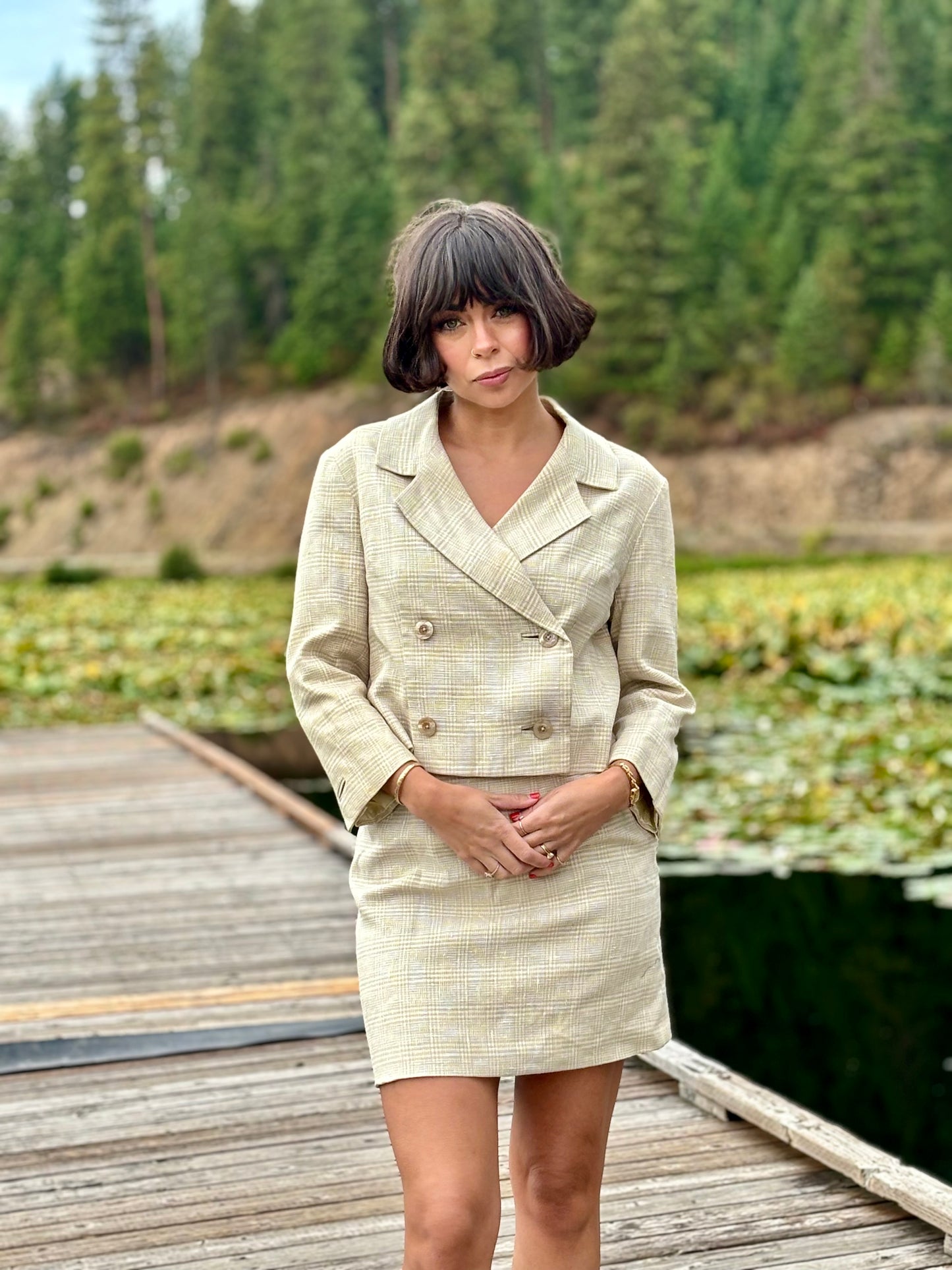 Vintage Original Vogue Paris Jacket/Skirt Set