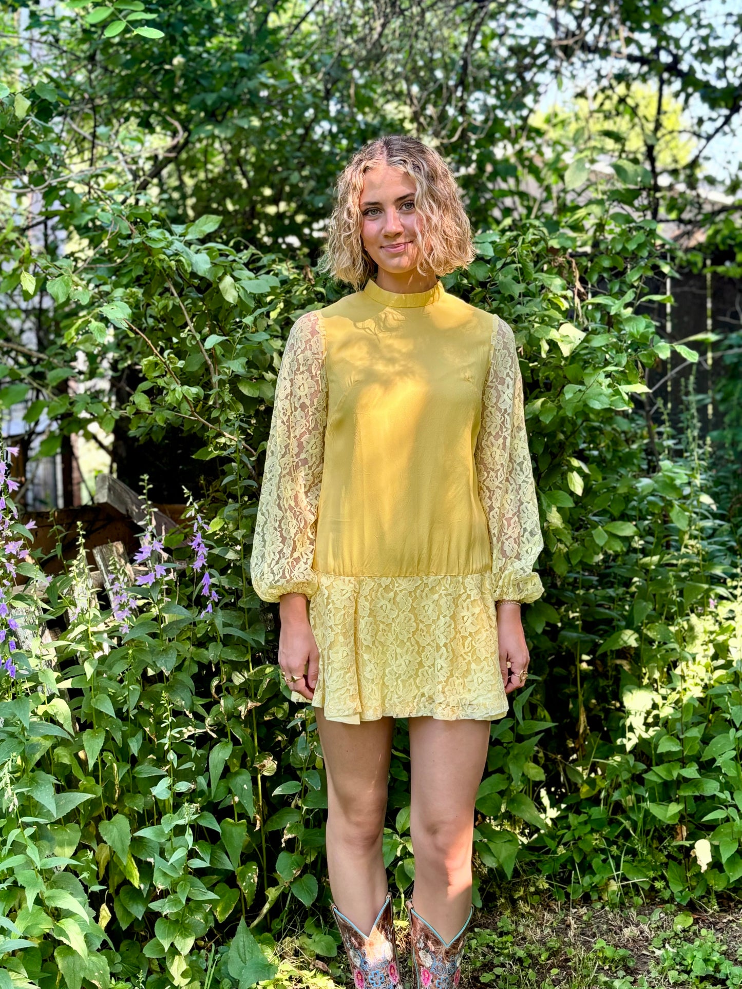 Sunshine Yellow Mini Dress
