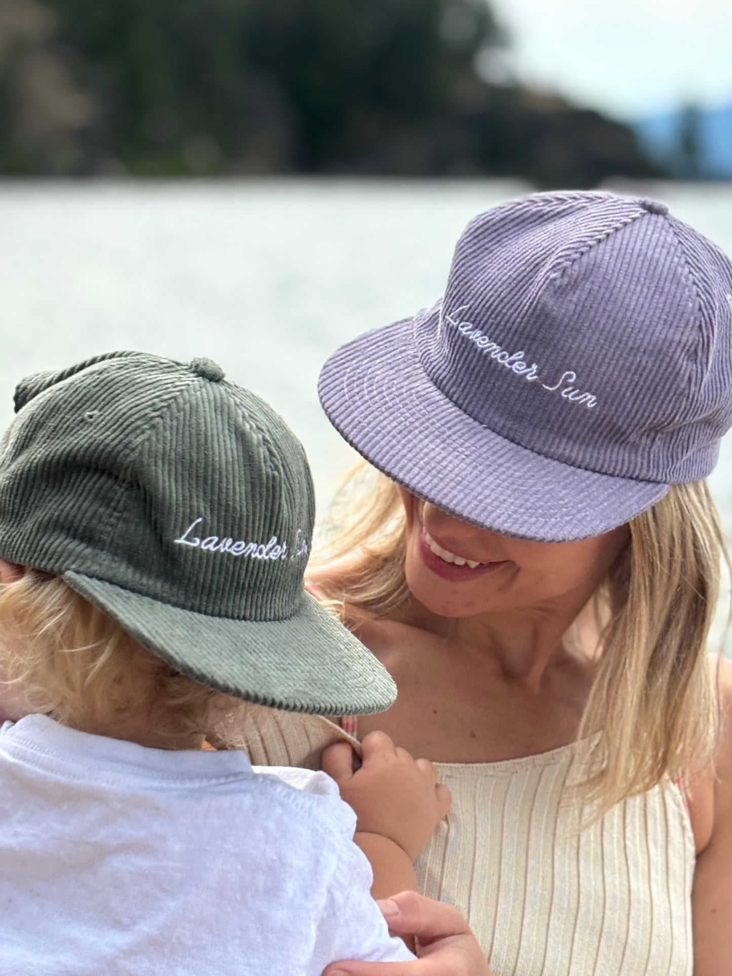 Lavender Sun Corduroy Hat (Youth Size)