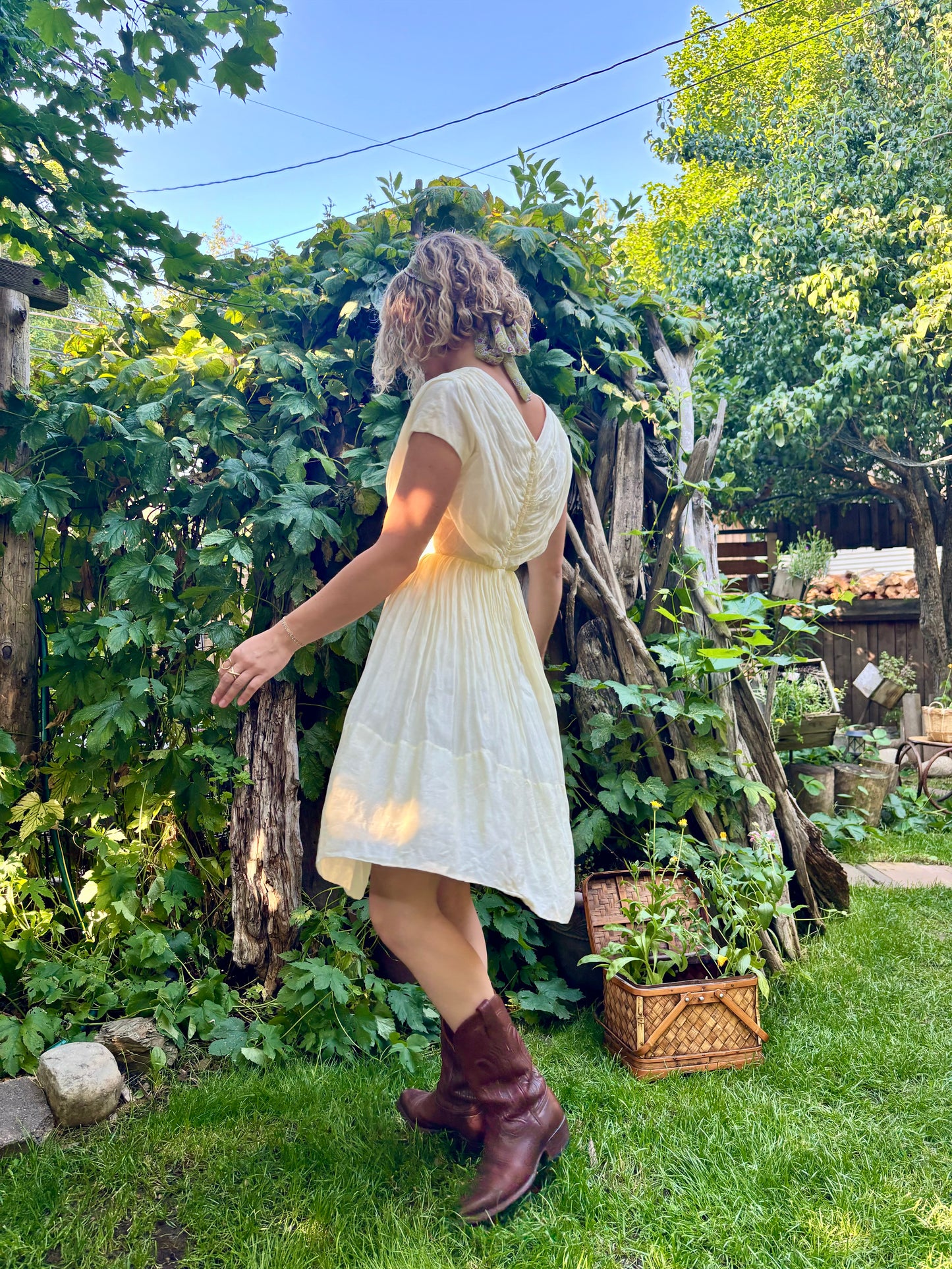 Western Gauze Dress