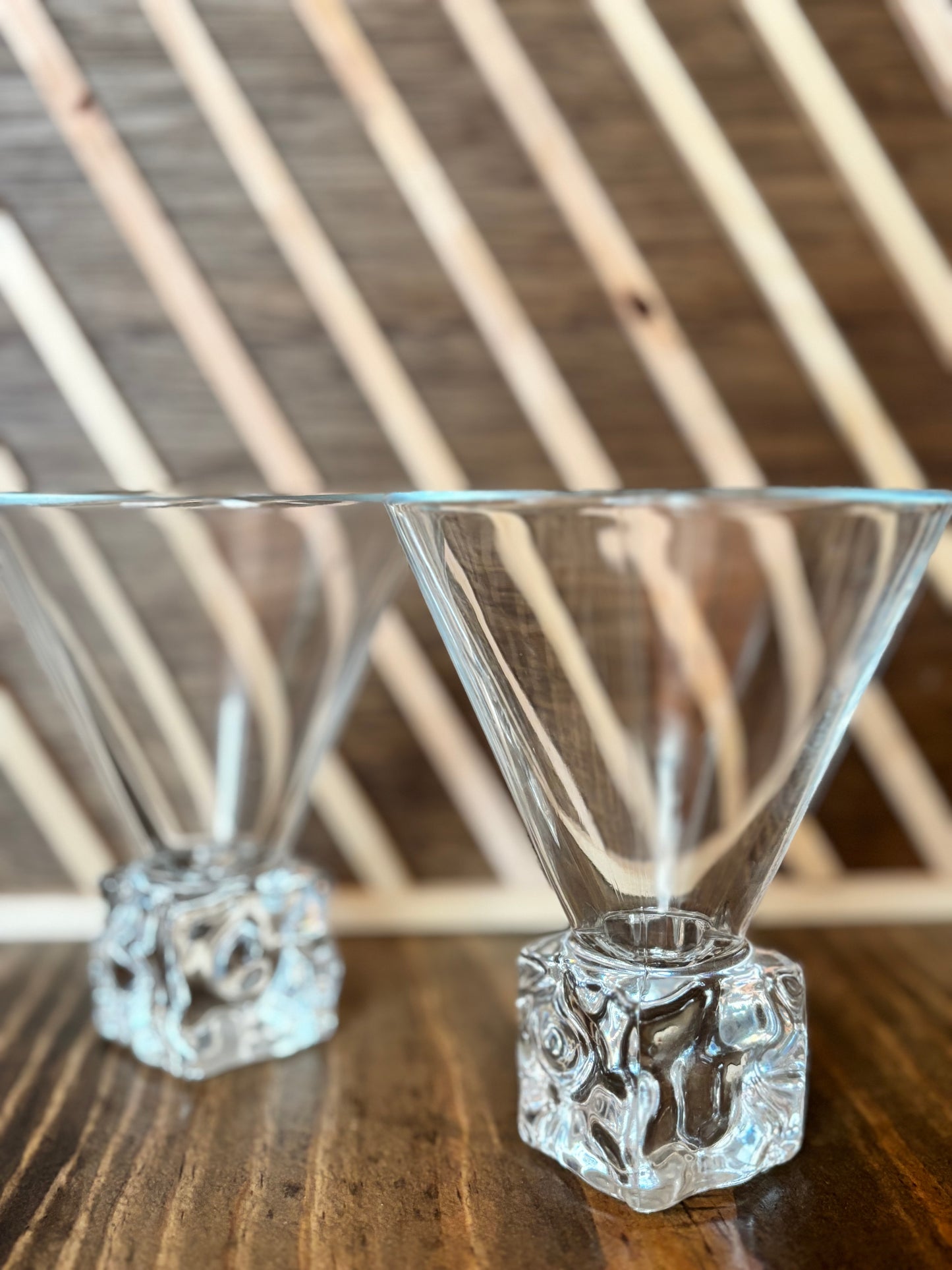 Cube Martini Glasses (set of 2)