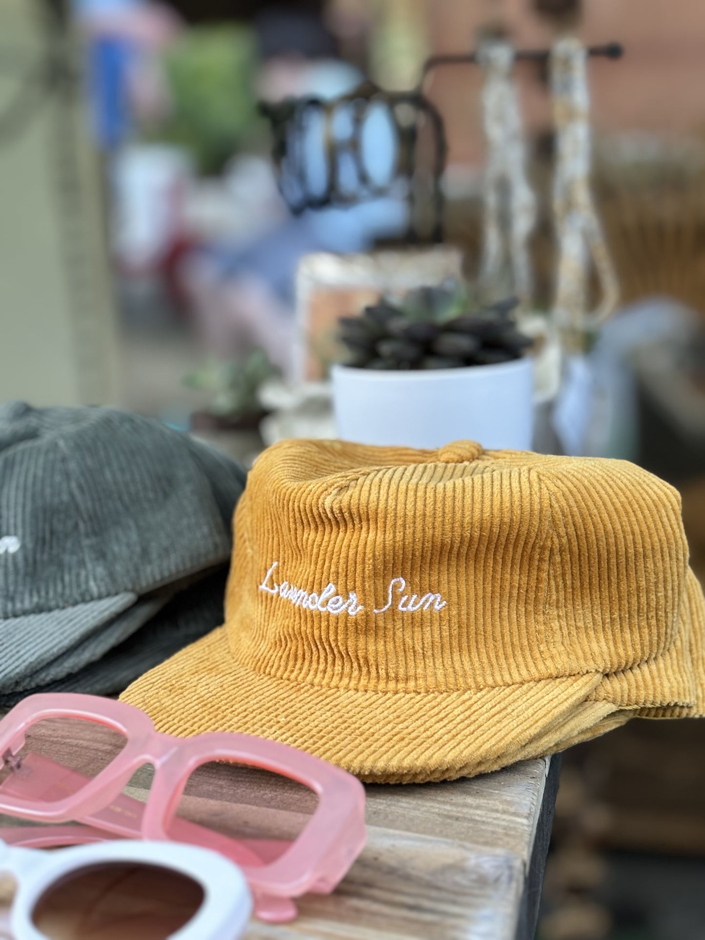 Lavender Sun Corduroy Hat
